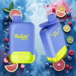 Vapsolo Twins 20000 Puffs Engangsdamper Blå Bringebær Sitronade & Sitron Lime, 40 ml, 20mg/ml