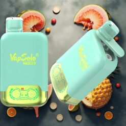 Vapsolo Twins 20000 Puffs Engangsdamper Trippel Melon & Ananas Kokos 40 ml