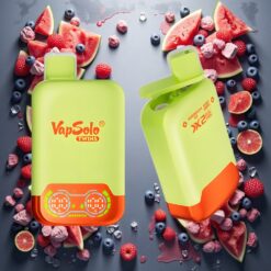 Vapsolo Twins 20000 Puffs Engangsdamper Vannmelon Is & Blandet Bær 40 ml